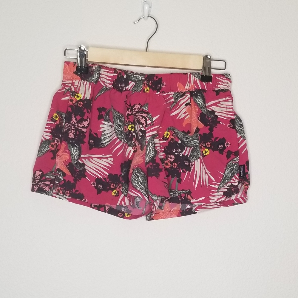 Patagonia Barely Baggies nylon print shorts Beach